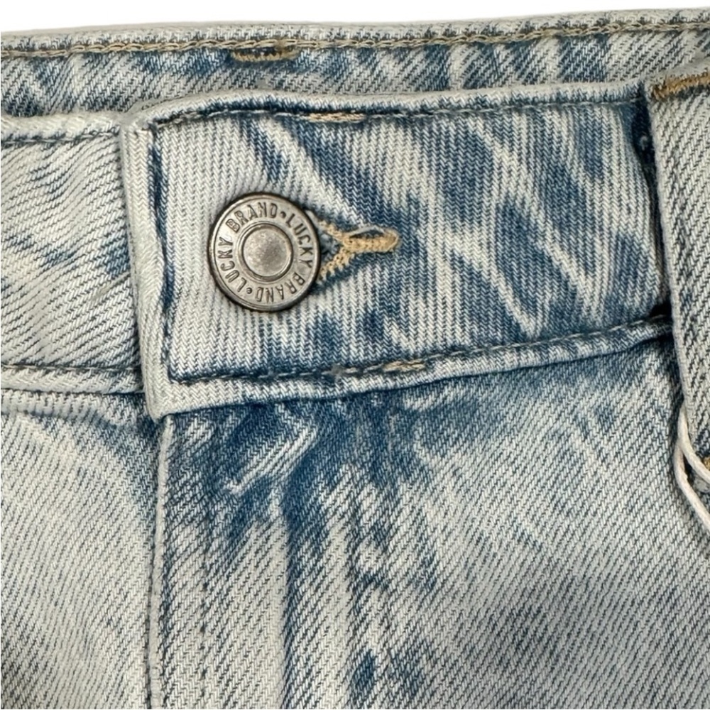 LUCKY BRAND Light Wash Blue Denim Jean Midi Skirt With Slit & Pockets NWT 8/29 - Picture 11 of 14